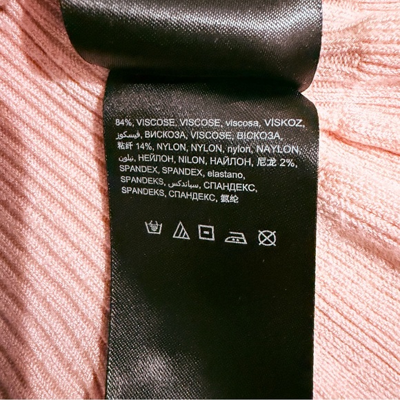 Bebe Blush Ruffle Off Shoulder Top - Picture 9 of 10